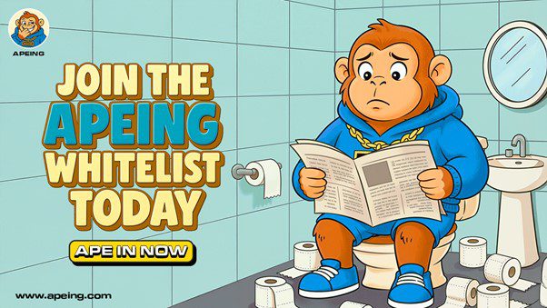 $apeing-whitelist-opens-for-upcoming-crypto-presale-as-tether-plans-$1b-neura-investment,-cheems-hits-binance-and-pengu-surge